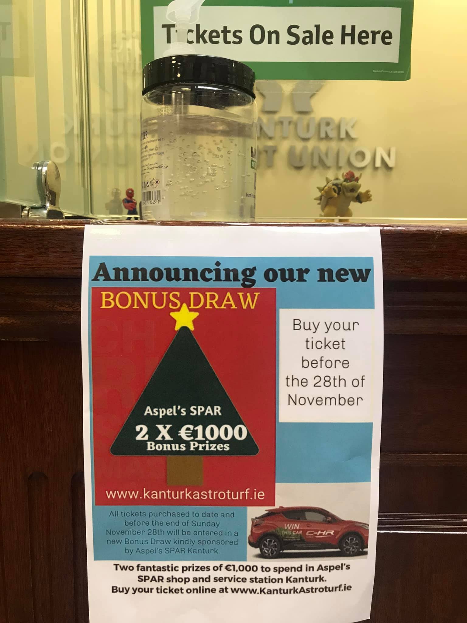 Kanturk Astro Fundraiser Bonus Draw!