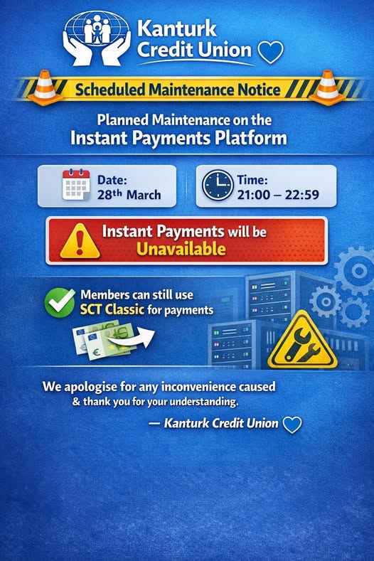 Scheduled Notice 28th March