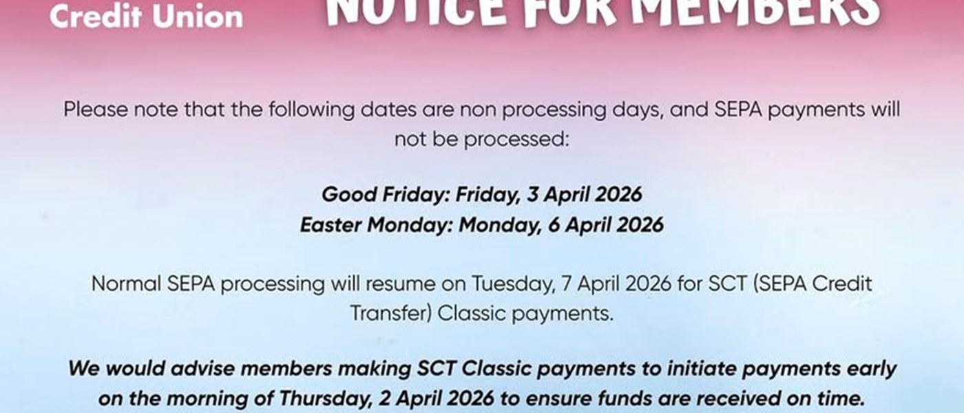 SEPA Notice for Easter Break!