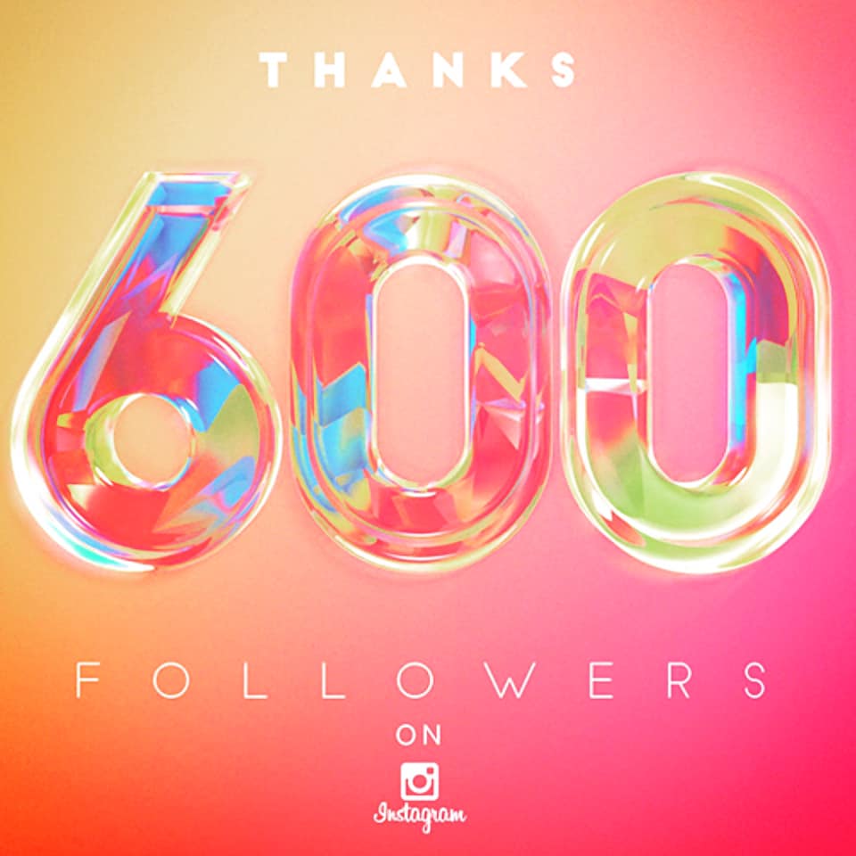 Instagram 600!