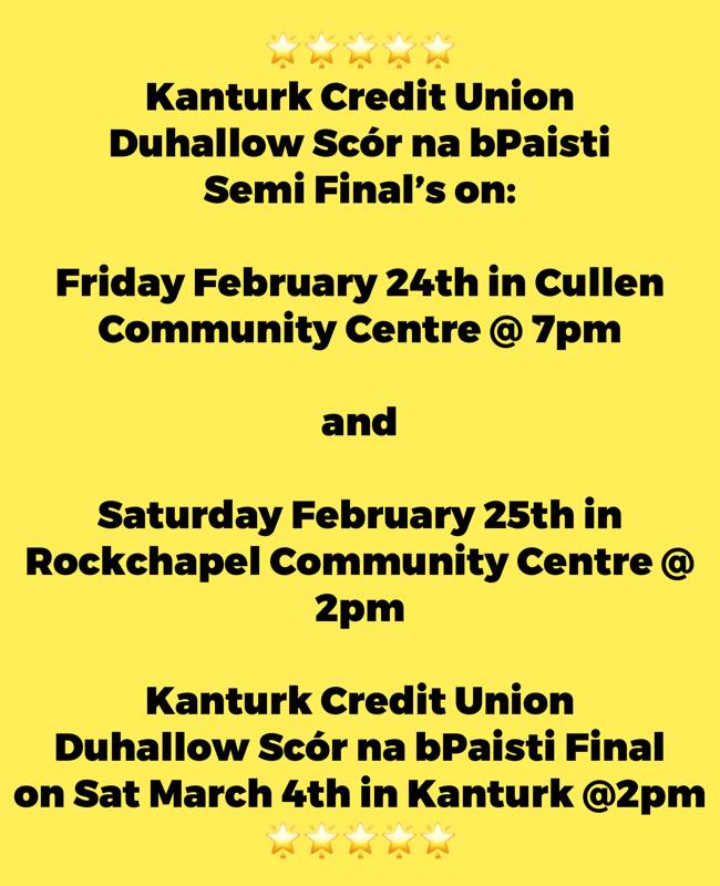 Scor Duhallow Sponsorship!