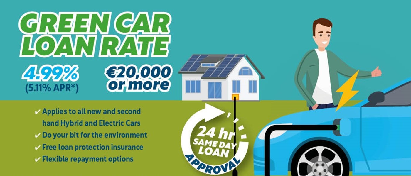New Green Car Loan Rate!