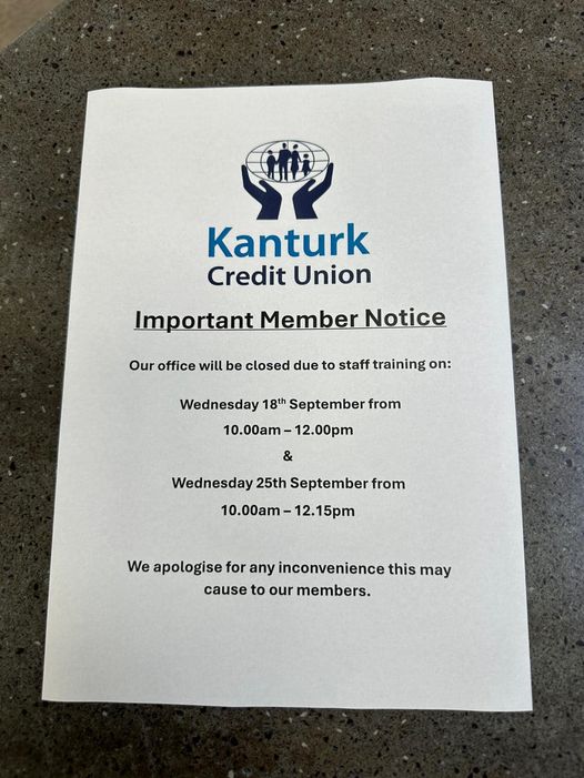 Office Closed for Staff Training!