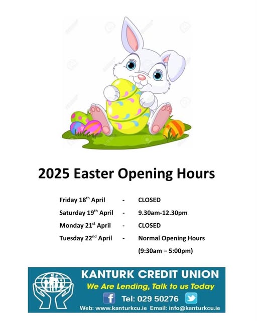 Easter Opening Hours 2025