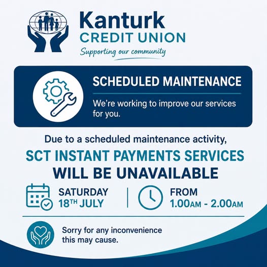Interruption to Instant Payments Scheduled!
