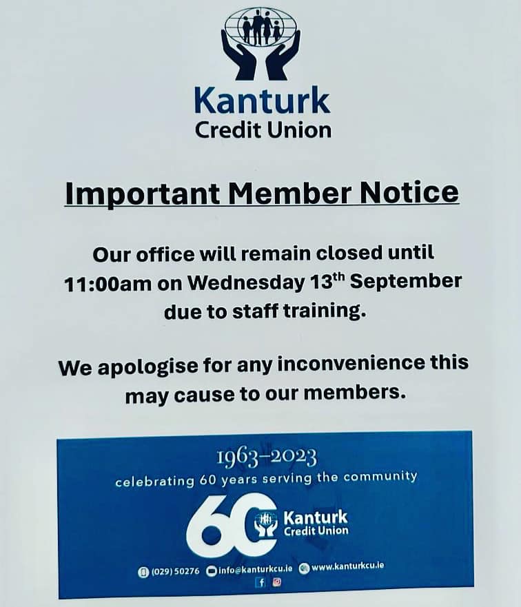 Member Notice re Closure!