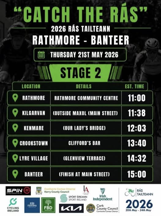 The Rás is coming to Banteer!