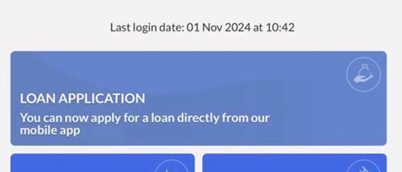 LOAN APPLICATIONS VIA MOBILE APP