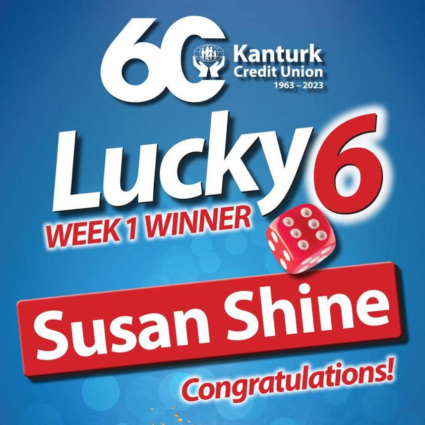 Lucky 6 Winner 1!